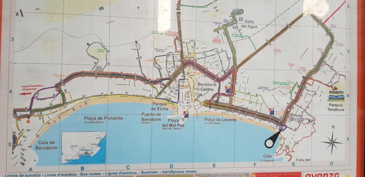 Benidorm Beach Apartman Kültér fotó